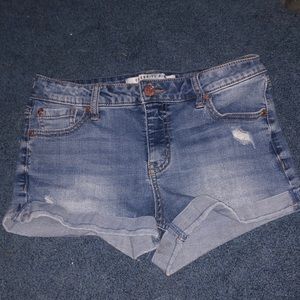 Denim blue shorts